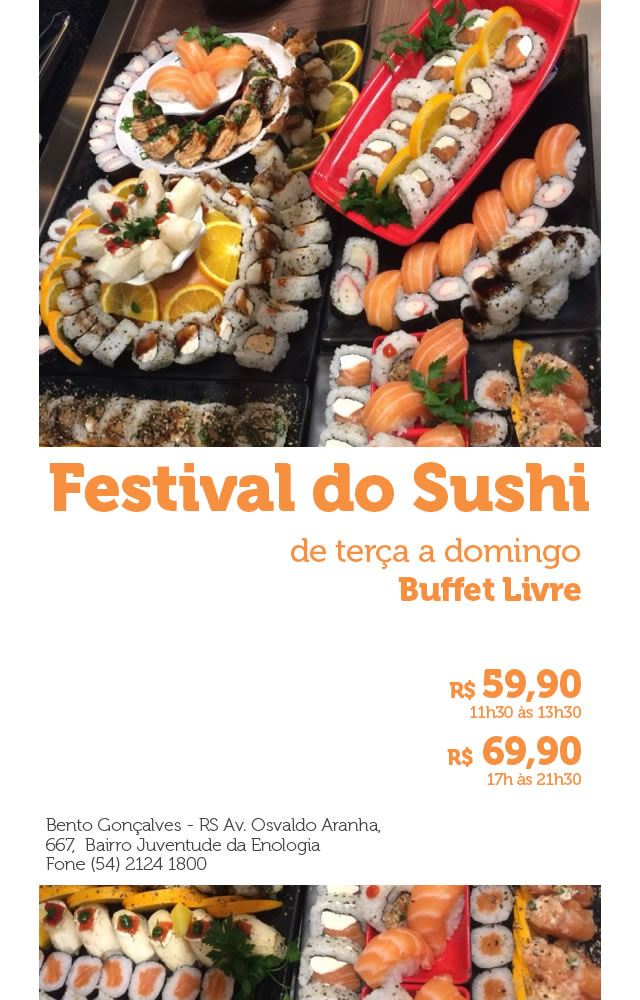 Festival Do Sushi Bento Blog Cait Supermercados