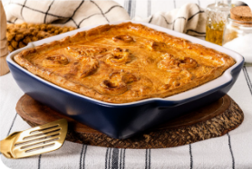 Torta de Alho-Poró com Queijo Brie